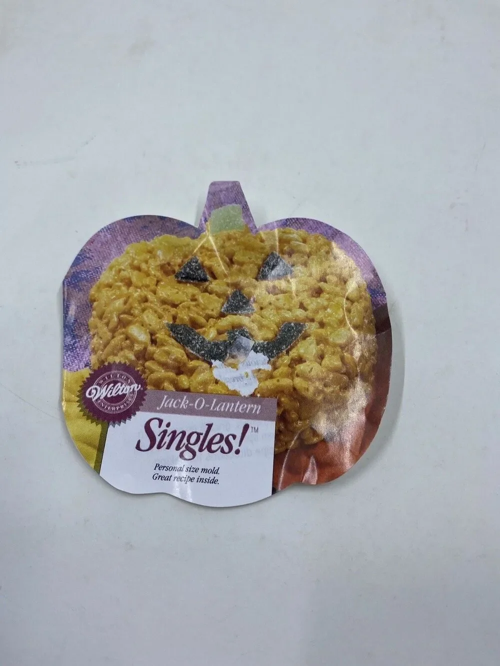 Ghost & Pumpkin Wilton Singles Metal Mini Muffin Loaf Tin Halloween Cake PanREAD